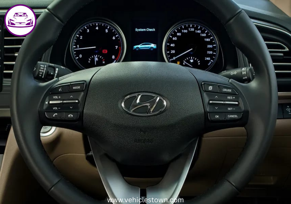 "Hyundai Elantra compact sedan showcasing its sleek design and modern features on a city street."