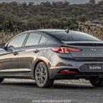 "Hyundai Elantra compact sedan showcasing its sleek design and modern features on a city street."