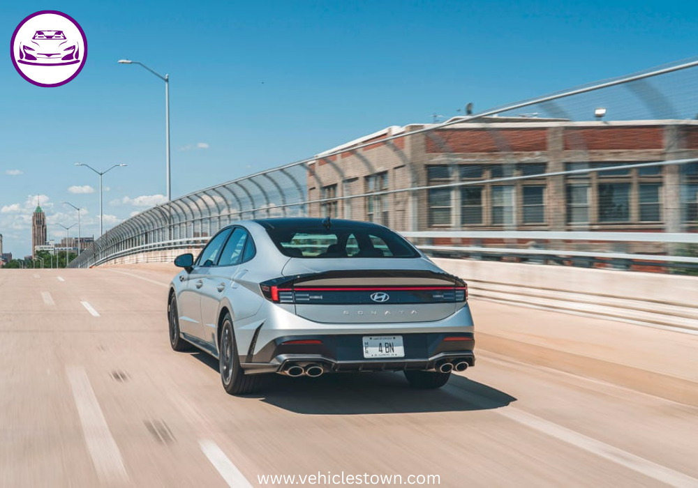 "Hyundai Sonata N Line – sleek and sporty midsize sedan with aggressive styling and performance upgrades"