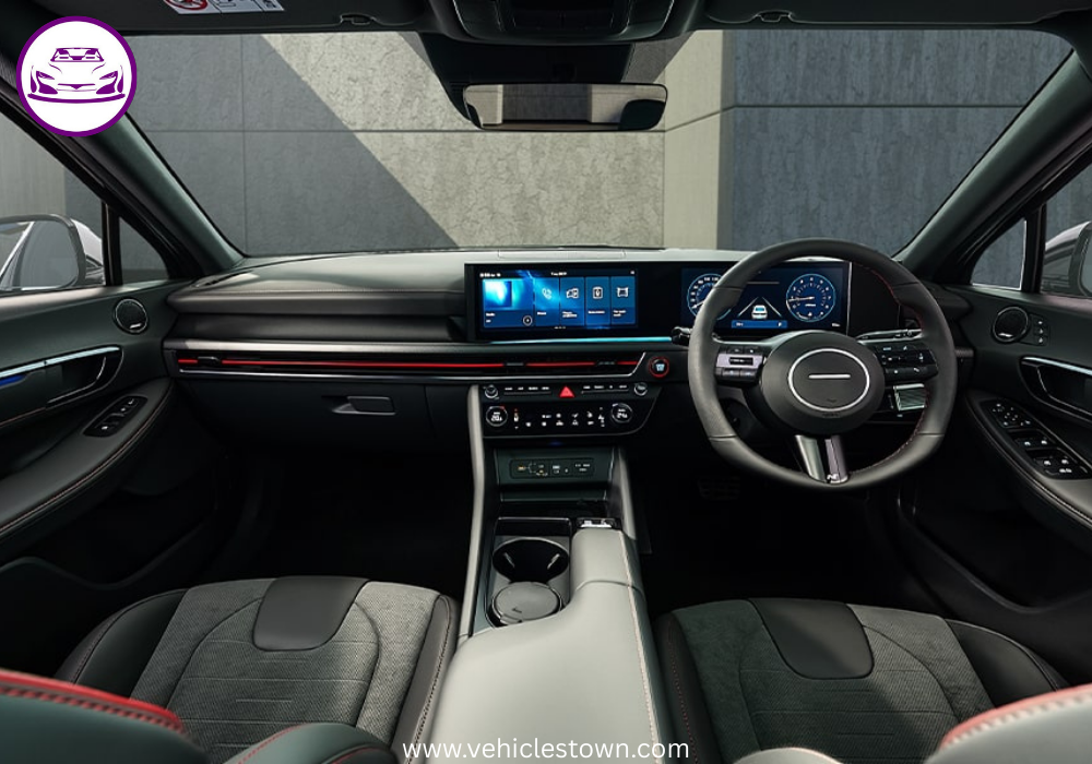"Hyundai Sonata N Line – sleek and sporty midsize sedan with aggressive styling and performance upgrades"