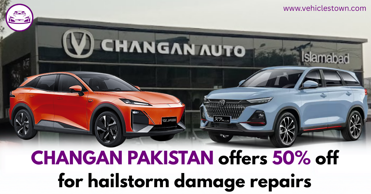 CHANGAN Pakistan’s Relief For Hailstorm Damage Repairs