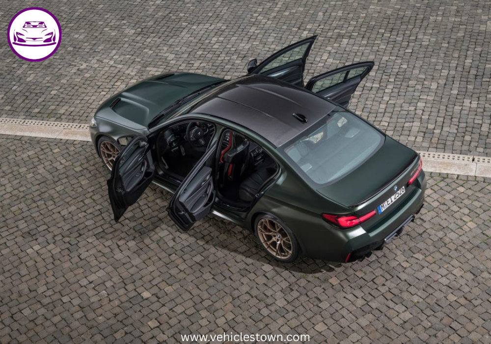 BMW M5 CS – limited-edition high-performance sports sedan with 627 hp, carbon fiber design, and exclusive styling details.