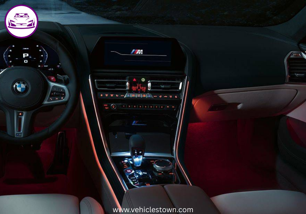 BMW M8 Gran Coupe showcasing sleek design and high-performance luxury.