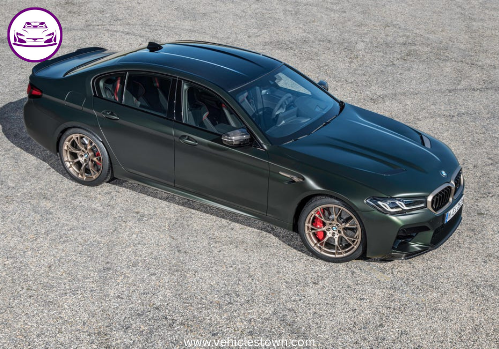 BMW M5 CS – limited-edition high-performance sports sedan with 627 hp, carbon fiber design, and exclusive styling details.