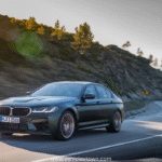 BMW M5 CS – limited-edition high-performance sports sedan with 627 hp, carbon fiber design, and exclusive styling details.