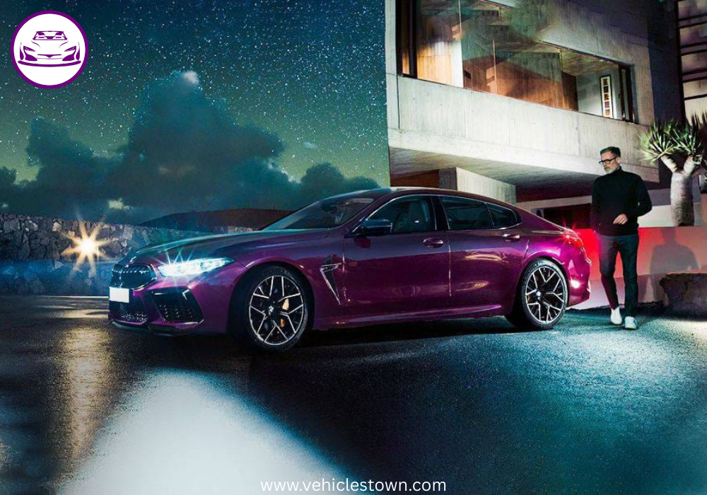BMW M8 Gran Coupe showcasing sleek design and high-performance luxury.