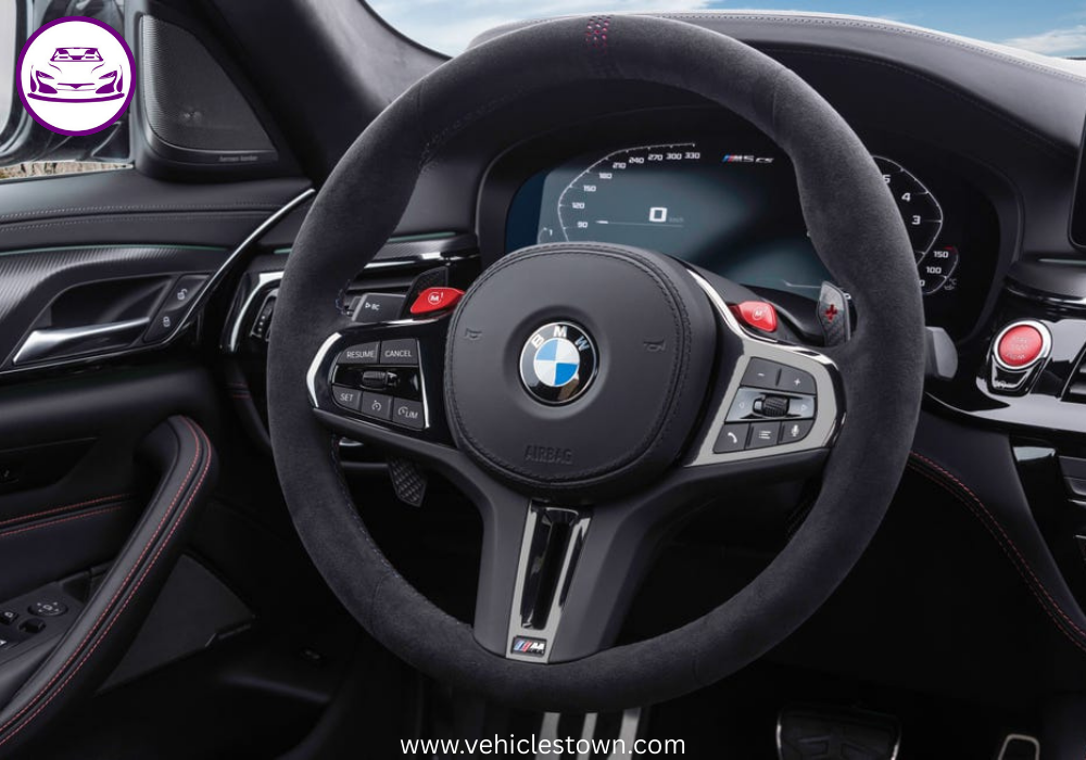 BMW M5 CS – limited-edition high-performance sports sedan with 627 hp, carbon fiber design, and exclusive styling details.