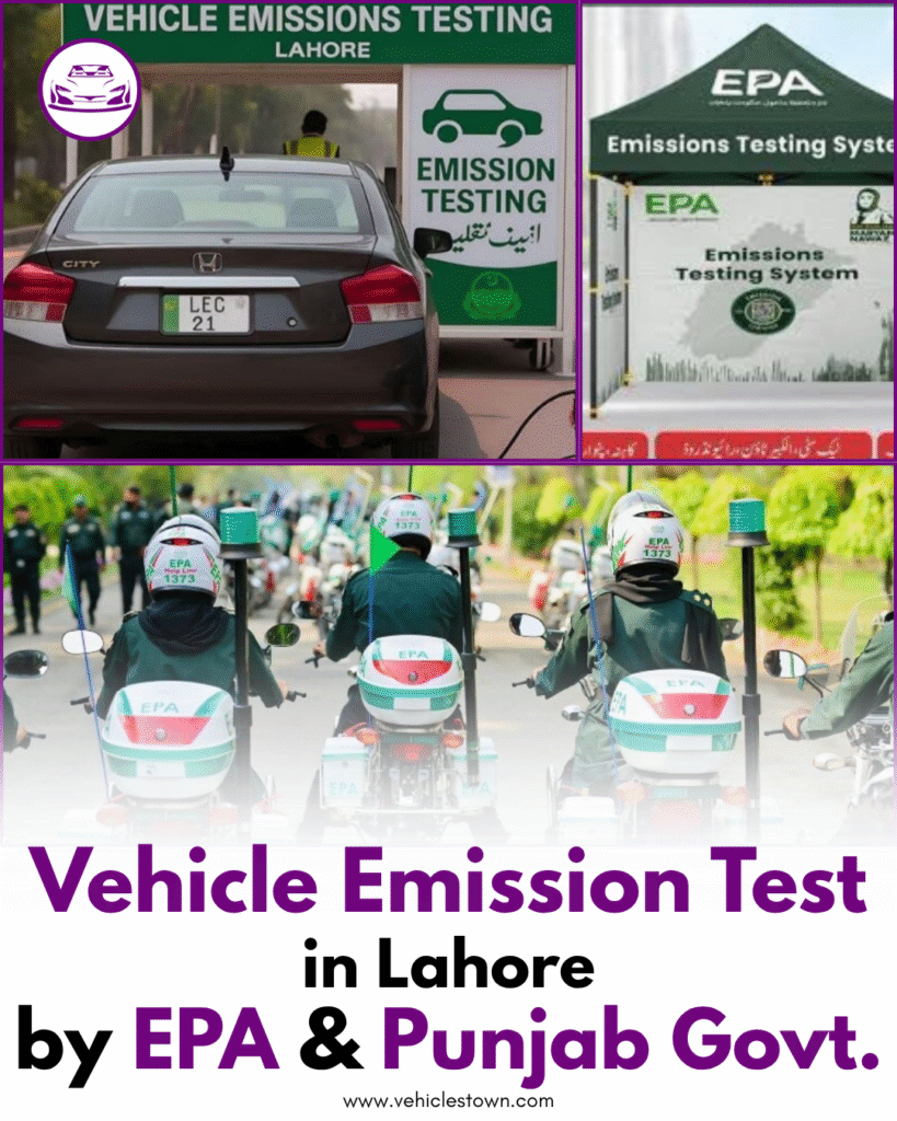 Free Vehicles Emission Testing in Lahore to provide a clean environment