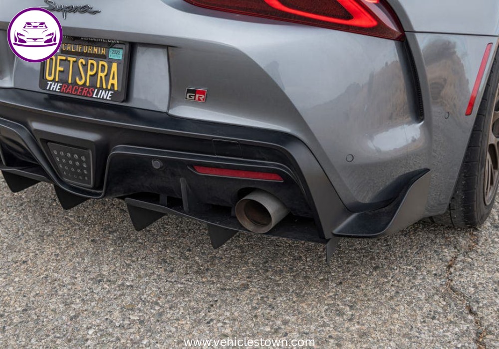 Toyota Supra GR Premium in striking design, showcasing its sporty and aggressive stance.