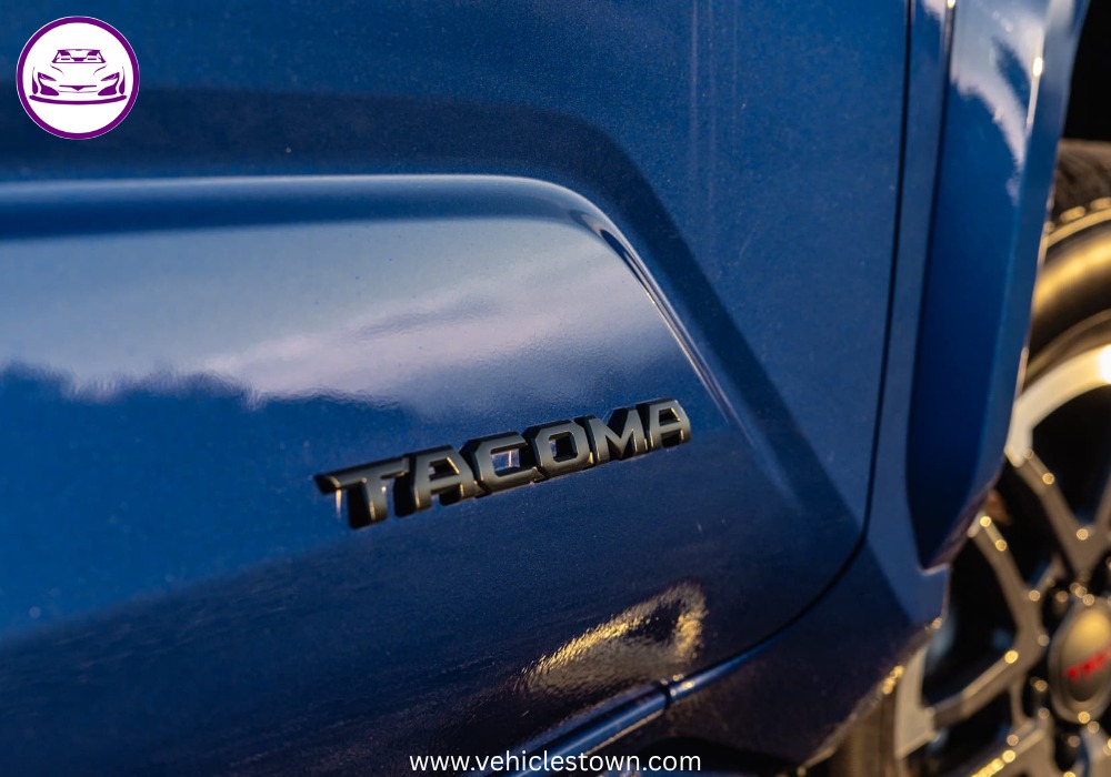 Side view of the Toyota Tacoma TRD Sport showcasing its sporty design and 18-inch alloy wheels.