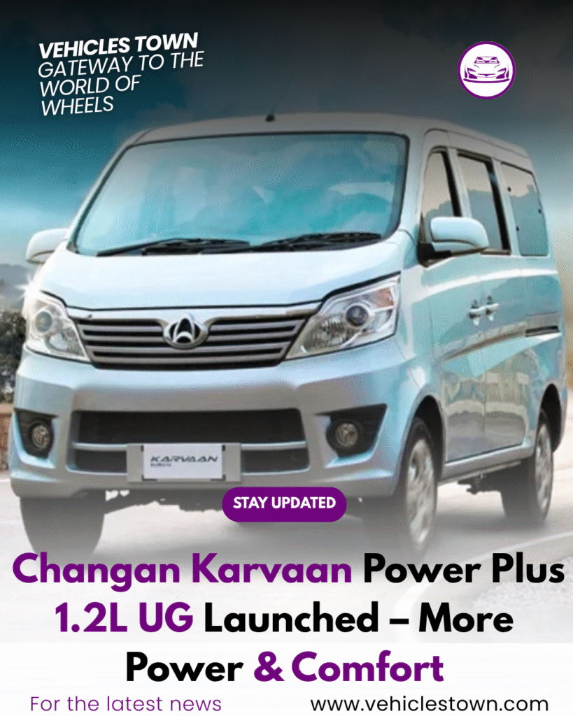 Changan Karvaan Power Plus 1.2L UG parked with sleek new design
