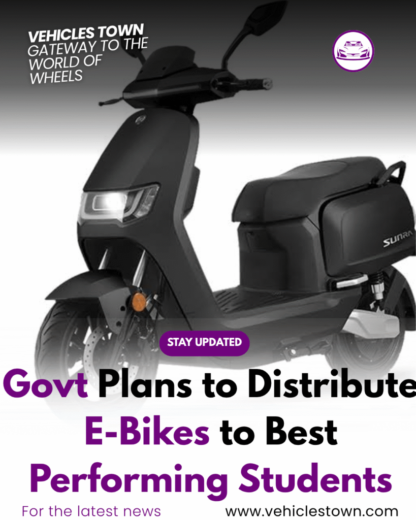 "Punjab government announces E-Bike reward program for top 500 students with high academic performance and attendance."