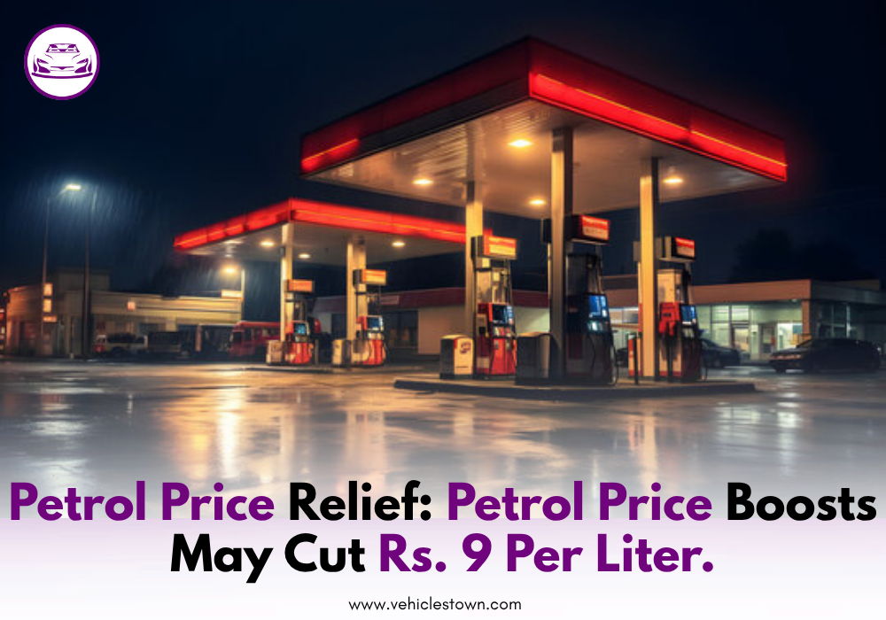 A happy man refueling his car at a petrol pump, smiling due to reduced petrol prices