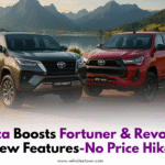 Upgraded Toyota Fortuner and Revo parked showcasing latest new features