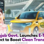 Electric taxis lined up under Punjab Govt.'s new e-taxi scheme