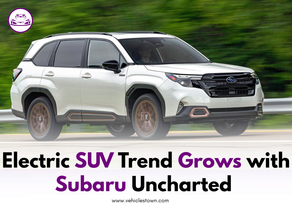 2026 Subaru Uncharted Electric SUV – sleek design with rugged features, part of Subaru’s growing electric lineup