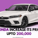 Honda car price list showing July 2025 increase of up to PKR 200,000 across various models in Pakistan.