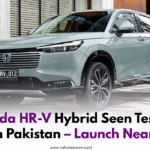 Camouflaged Honda HR-V Hybrid testing on roads in Lahore, Pakistan