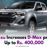New Isuzu D-Max 2025 parked outdoors after latest price increase in Pakistan