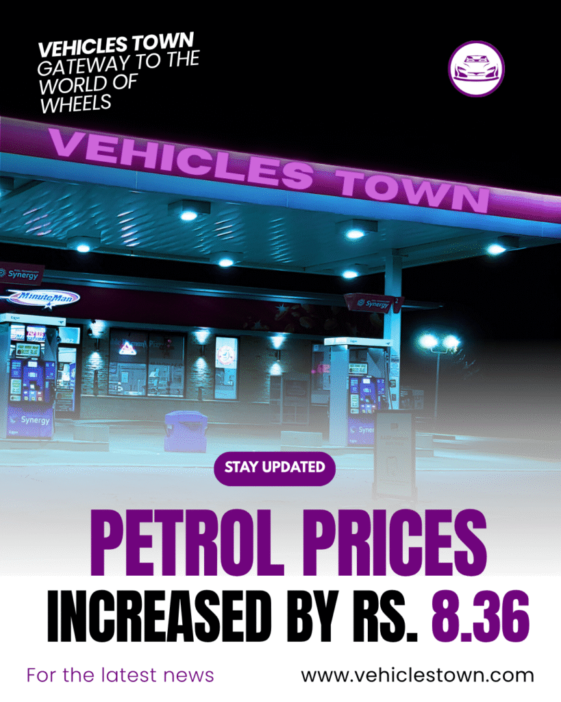 Table showing updated petrol and diesel prices in Pakistan for July 2025.
