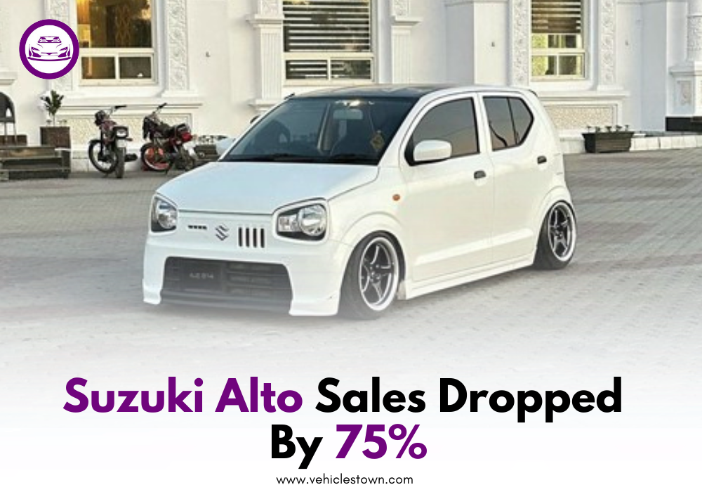 Suzuki Alto sales fall 75% in Pakistan auto market.