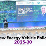Launch of Pakistan’s New Energy Vehicle Policy 2025-30 highlighting EV adoption and green transport.