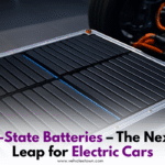 Electric car battery pack gleaming with modern cells—solid-state battery concept.