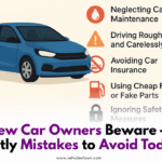 "New car parked in a driveway with keys on the hood"