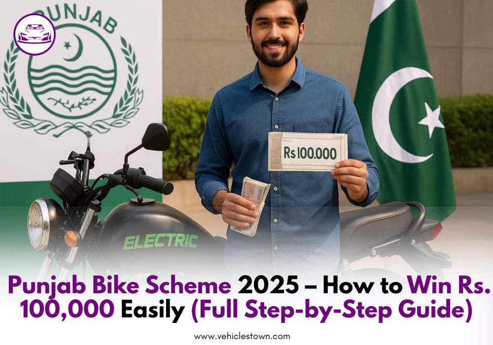 Punjab Bike Scheme 2025 – How to Win Rs. 100,000 Easily