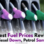 Latest Fuel Prices Review in Pakistan showing unchanged petrol and reduced diesel rates for August 2025.