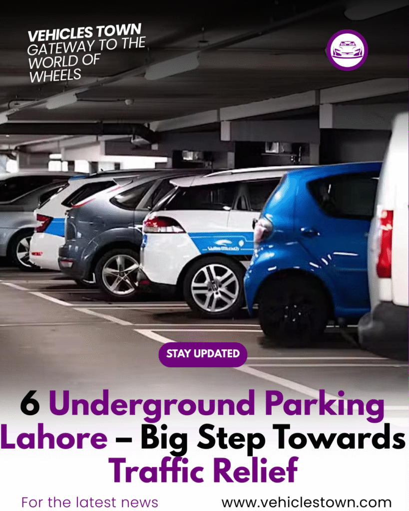 New underground parking plaza design planned for Lahore’s busy commercial zones.