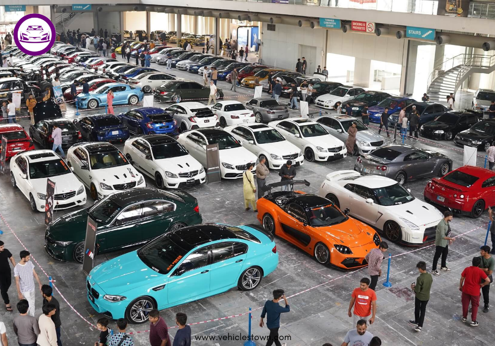 PakWheels Auto Show Lahore 2025 showcasing cars and bikes.
