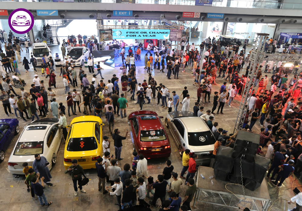PakWheels Auto Show Lahore 2025 showcasing cars and bikes.