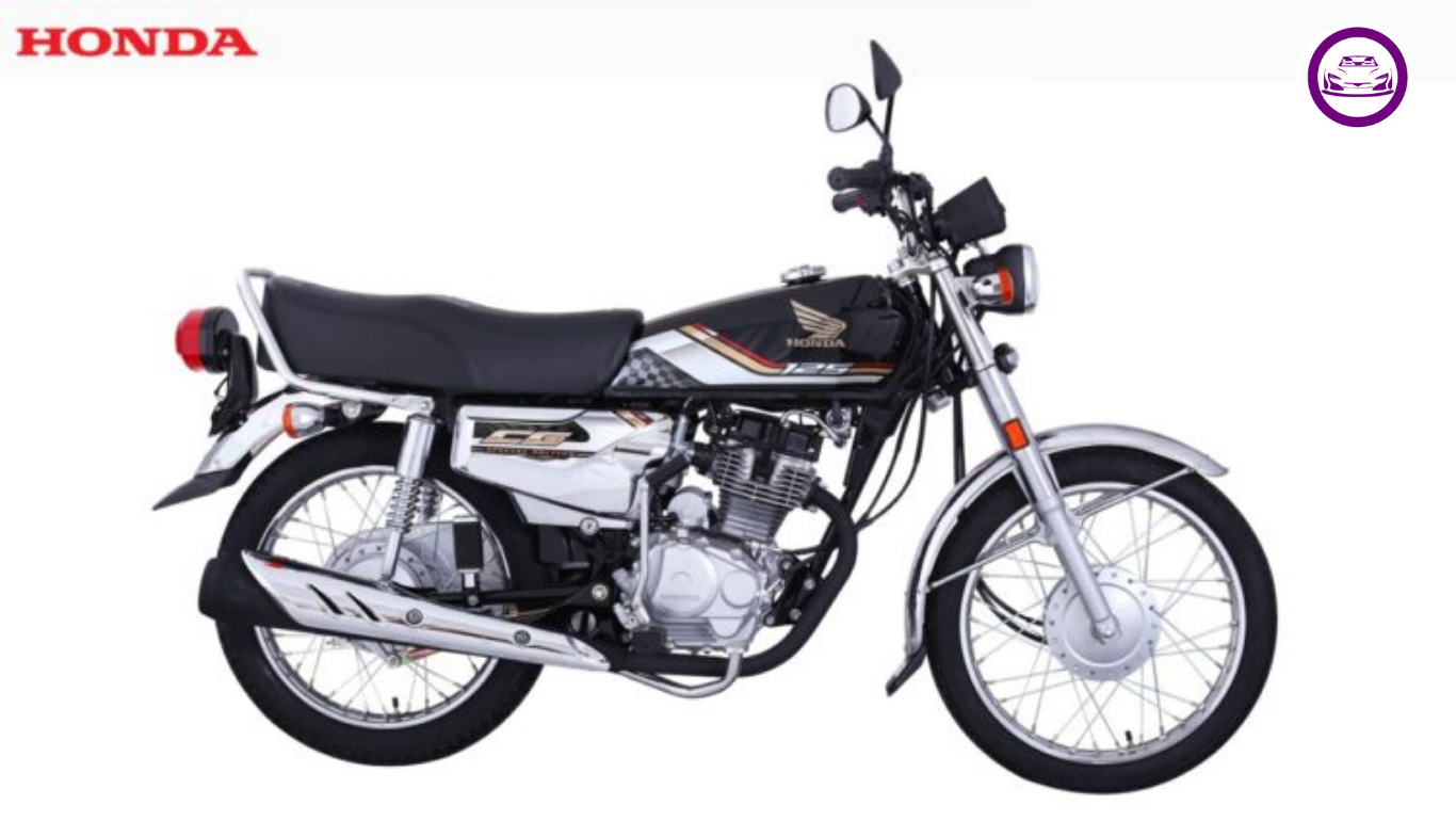 2026 Honda CG125 in red with fresh sticker design.