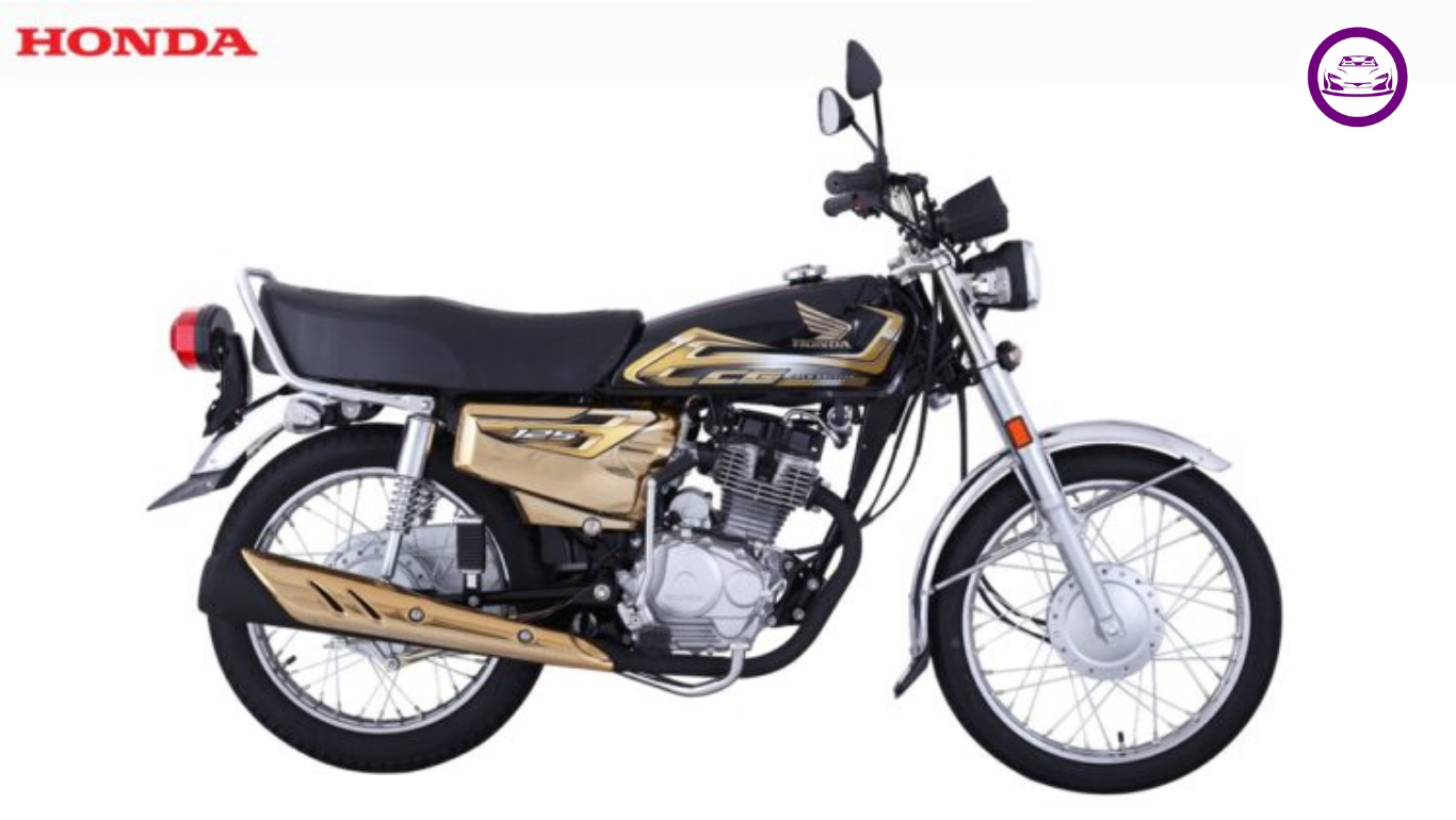 2026 Honda CG125 in red with fresh sticker design.