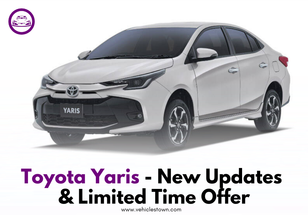 Toyota Yaris 2025 with new alloy wheels and upgraded infotainment system.