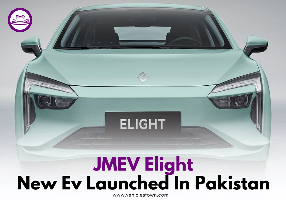JMEV Elight electric sedan launched in Pakistan with modern design and long driving range.