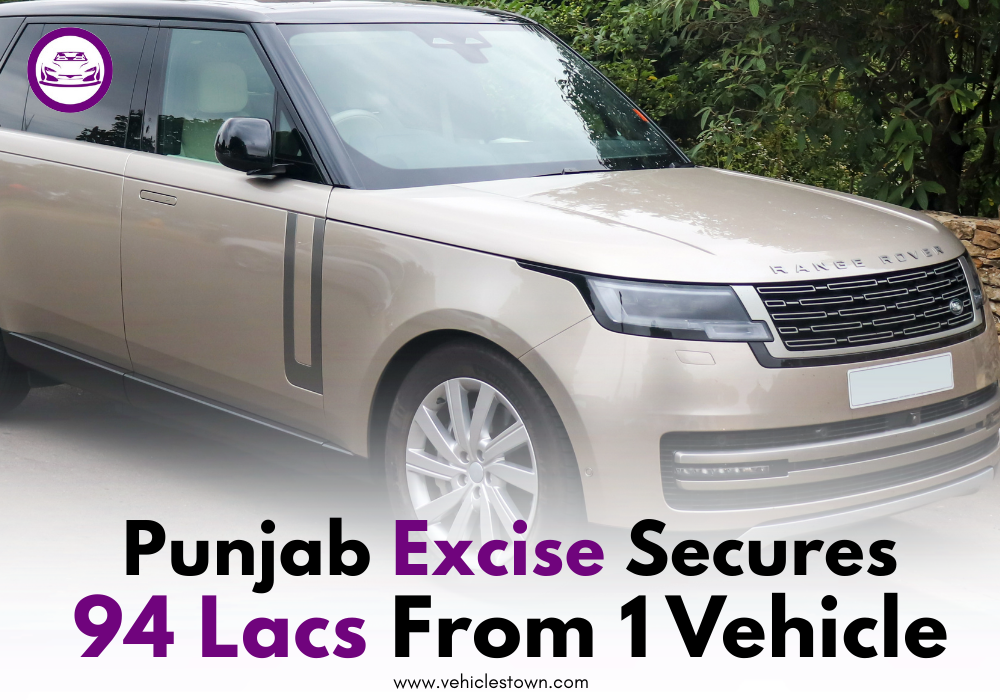 Range Rover 3000 cc registered in Lahore with a record Rs 94 lakh fee.