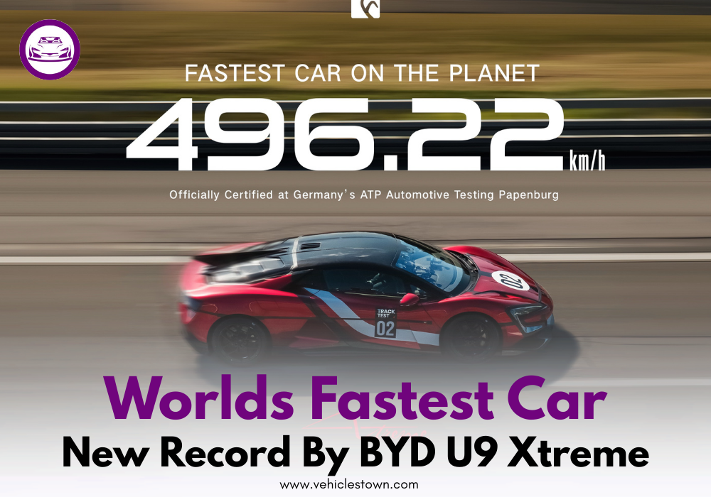 BYD U9 Xtreme sets new global sales record in electric vehicles.
