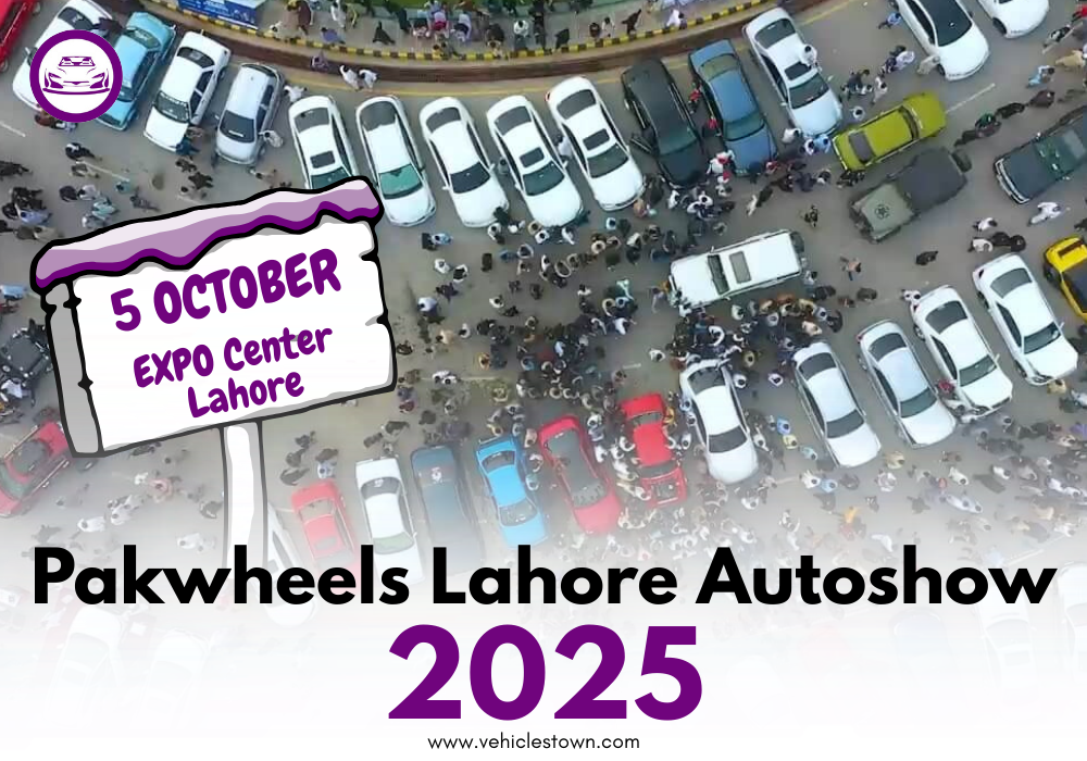 PakWheels Auto Show Lahore 2025 showcasing cars and bikes.