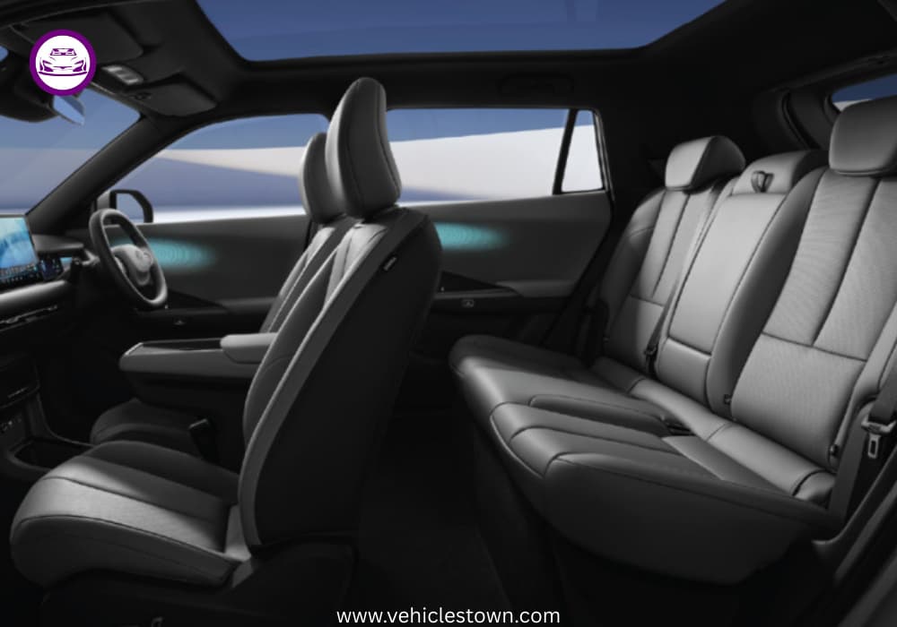 Dongfeng Vigo electric SUV showcased at launch event in Pakistan featuring advanced infotainment and safety technology.