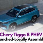 Locally assembled Chery Tiggo 8 PHEV SUV launched in Pakistan with hybrid technology and premium features.