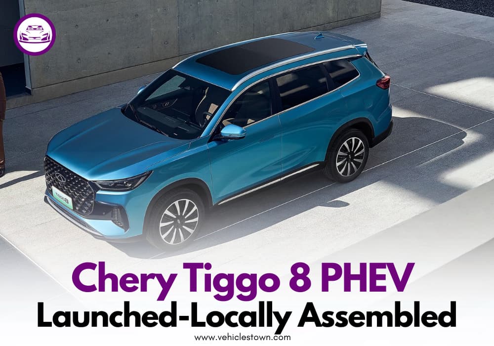 Locally assembled Chery Tiggo 8 PHEV SUV launched in Pakistan with hybrid technology and premium features.
